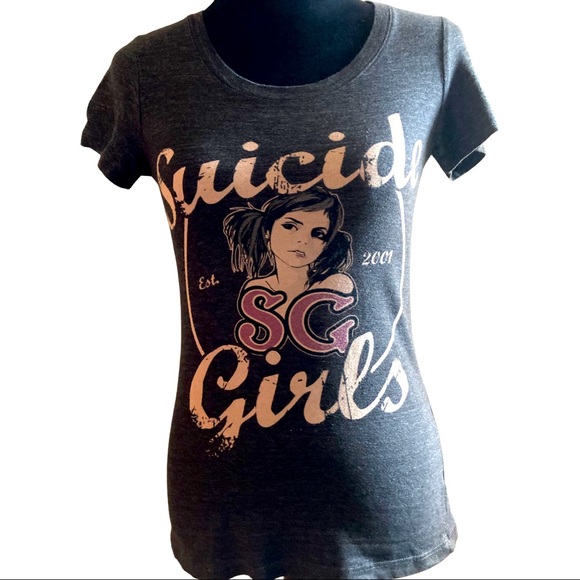 suicide girls Tops - SG Suicide Girls Fitted Tee Medium